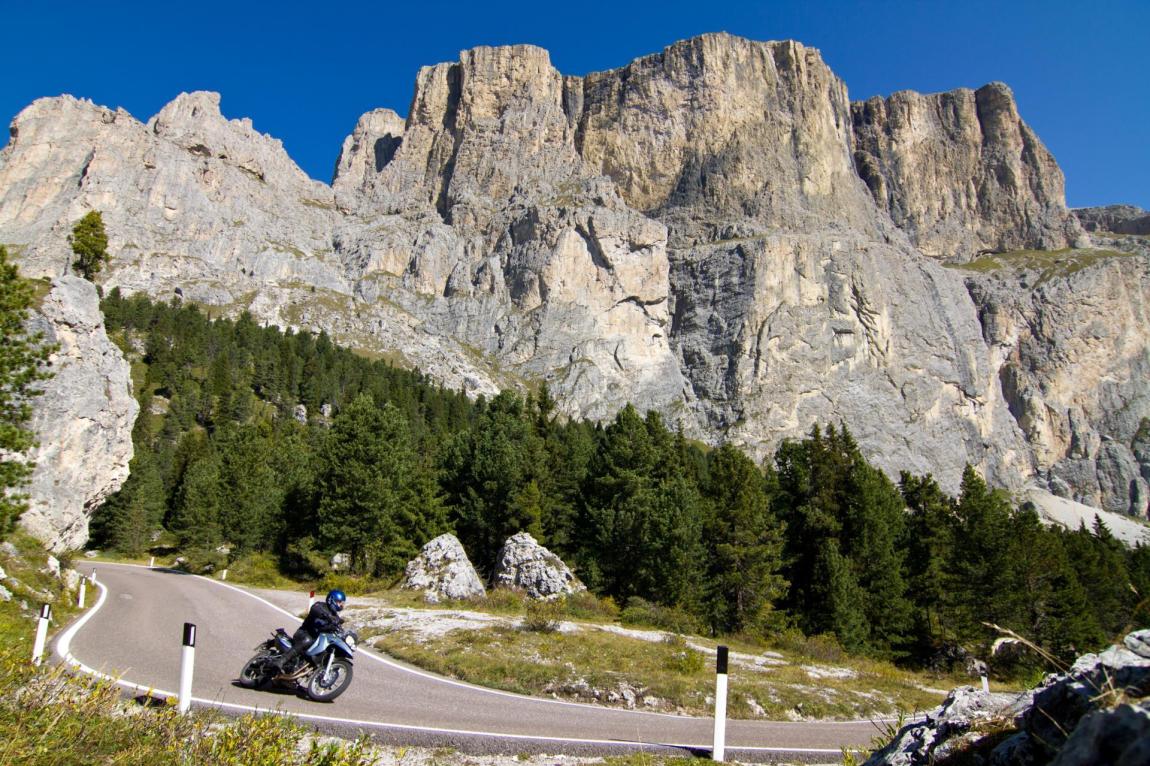 Motorradtouren in  Südtirol, Dolomiten und Trentino