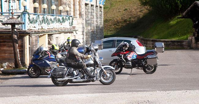 Motorradtouren Südtirol Dolomiten Eggental Biohotel